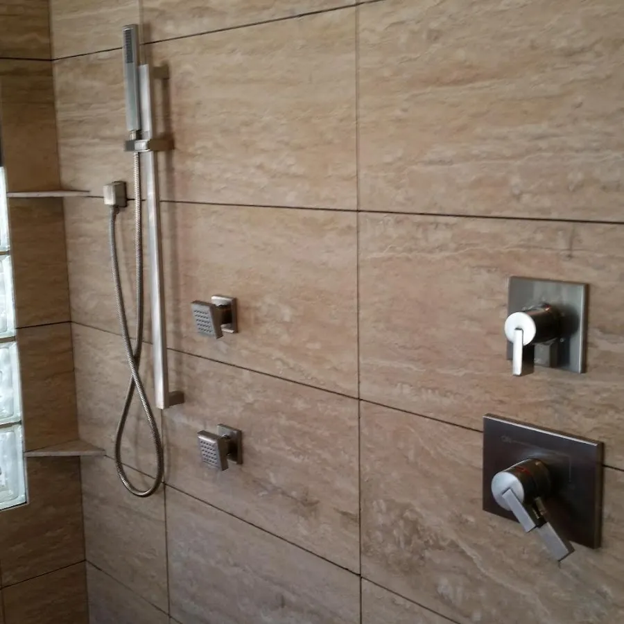 Shower fixture installation for Gas Line Repair in Bowie